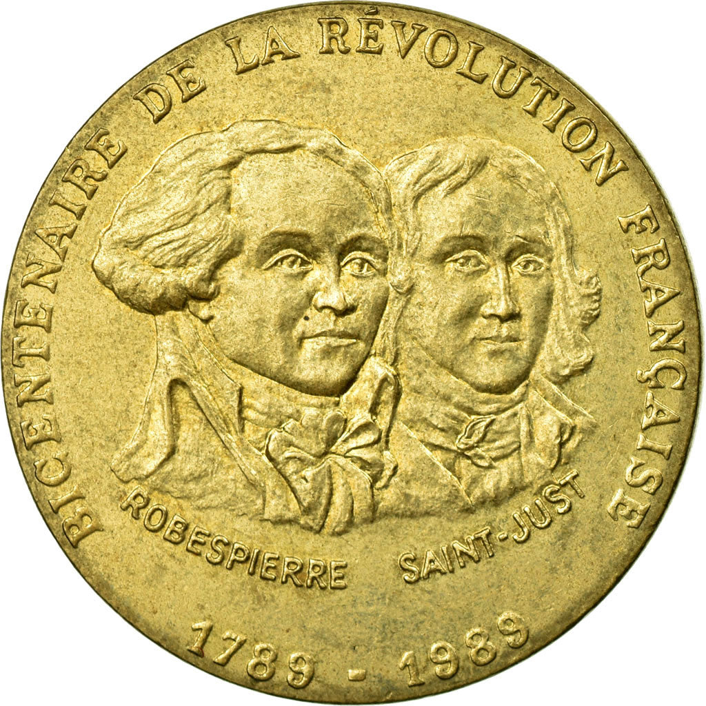 France, Médaille, Bicentenaire de la Révolution Française - Robespierre et
