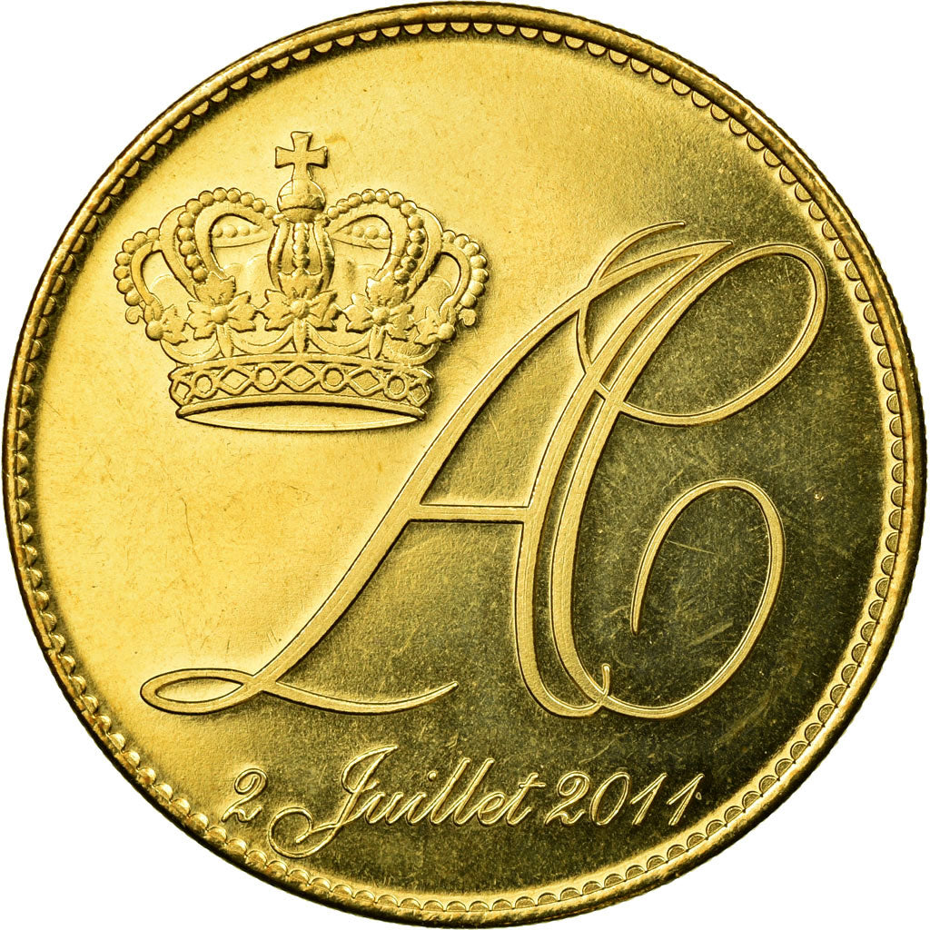 Francia, Token, Tourist Token, Monaco - Mariage princier - Albert et Charlène