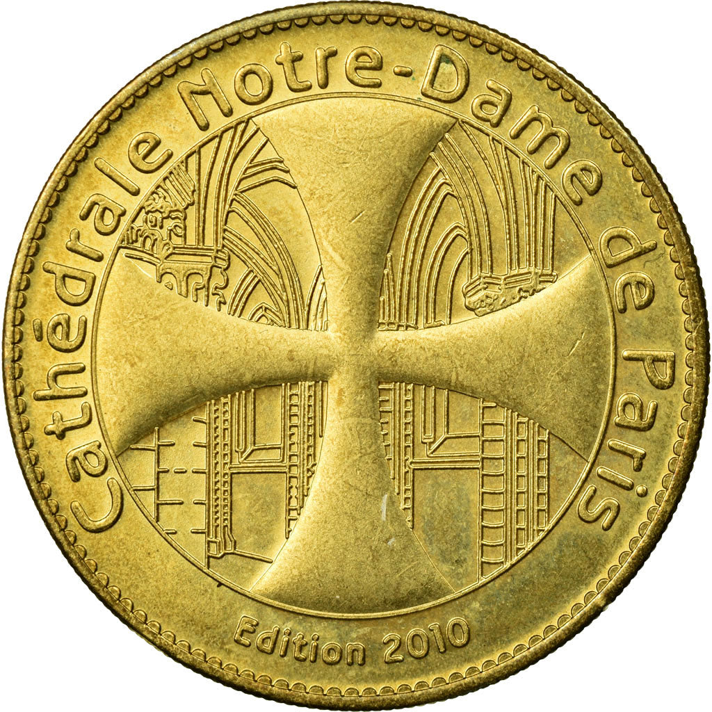France, Jeton, Tourist Token, Paris - Notre Dame - Avé Maria, 2010, Arthus