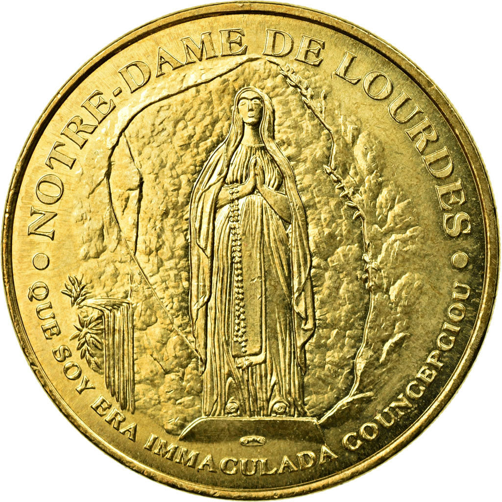 France, Jeton, Lourdes - Sanctuaires Notre Dame, 2010, MDP, SUP, Cupro-nickel