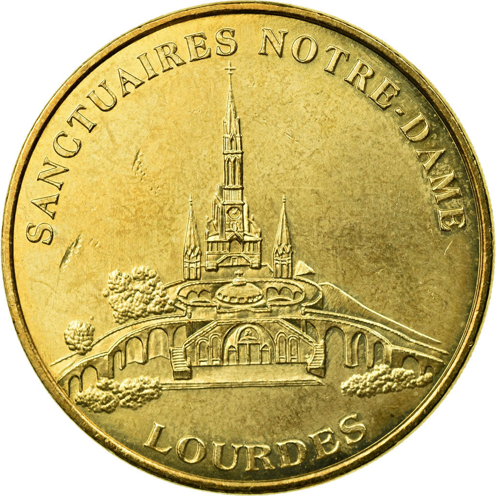 France, Jeton, Lourdes - Sanctuaires Notre Dame, 2010, MDP, SUP, Cupro-nickel