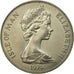 Coin, Isle of Man, Elizabeth II, Crown, 1974, Pobjoy Mint, EF(40-45)