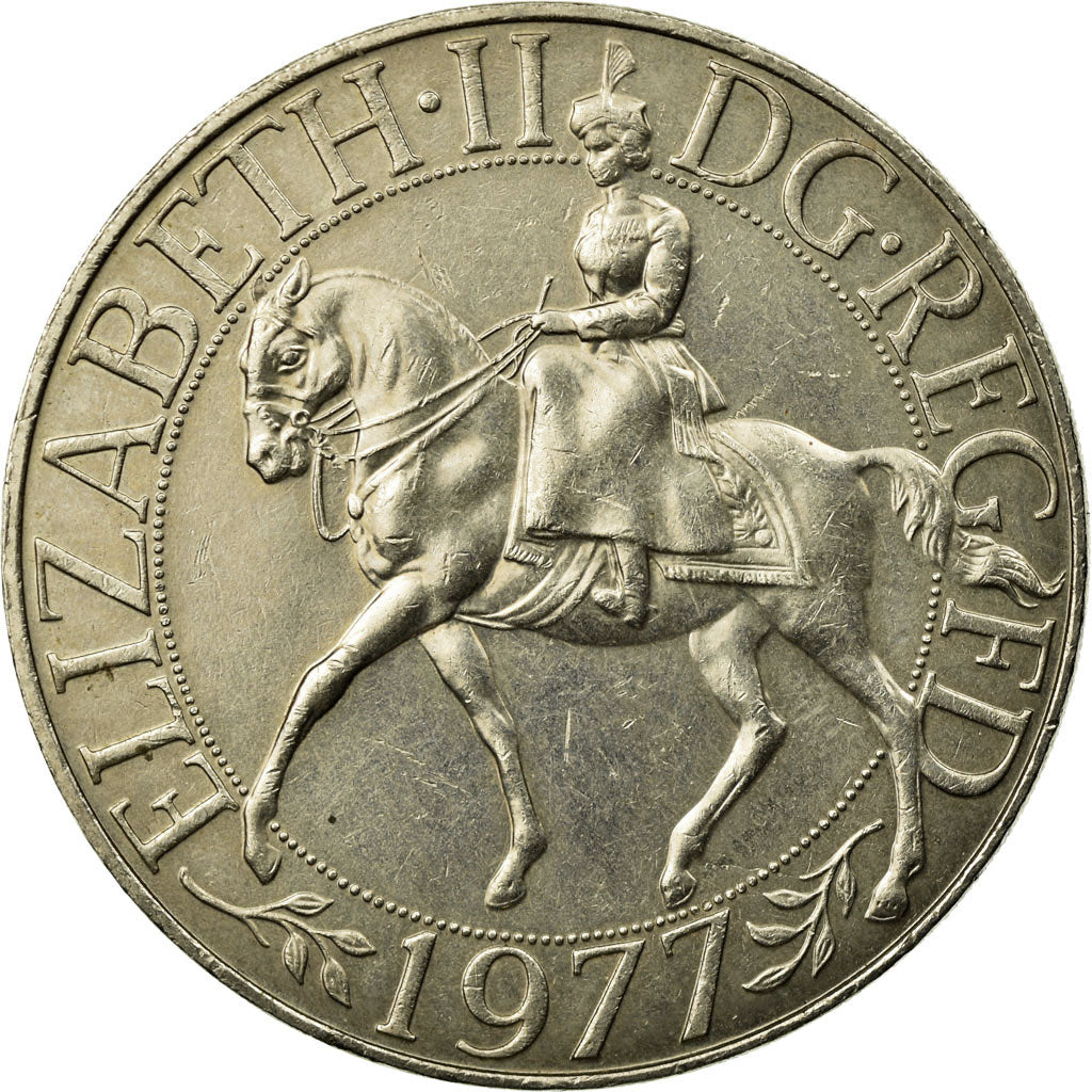 Monnaie, Grande-Bretagne, Elizabeth II, 25 New Pence, 1977, TB+, Copper-nickel