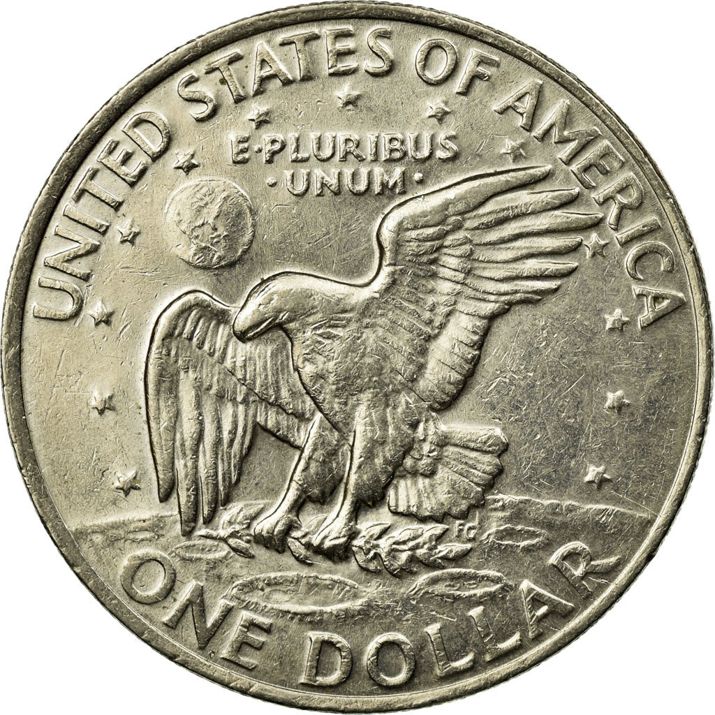 Coin, United States, Eisenhower Dollar, Dollar, 1972, U.S. Mint, Philadelphia