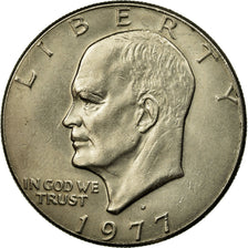 Coin, United States, Eisenhower Dollar, Dollar, 1977, U.S. Mint, Denver
