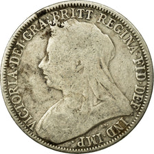 Coin, Great Britain, Victoria, Florin, Two Shillings, 1896, London, F(12-15)