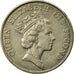 Moneda, Hong Kong, Elizabeth II, 5 Dollars, 1989, MBC, Cobre - níquel, KM:56