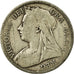 Coin, Great Britain, Victoria, 1/2 Crown, 1895, F(12-15), Silver, KM:782