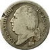 Moneta, Francja, Louis XVIII, Louis XVIII, 1/2 Franc, 1822, Paris, VG(8-10)