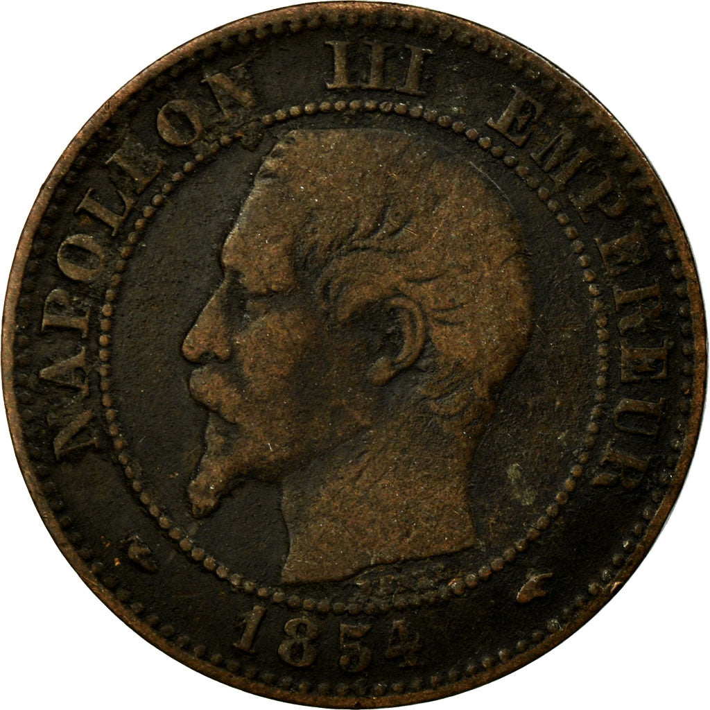 Coin, France, Napoleon III, Napoléon III, 2 Centimes, 1854, Paris, VF(30-35)