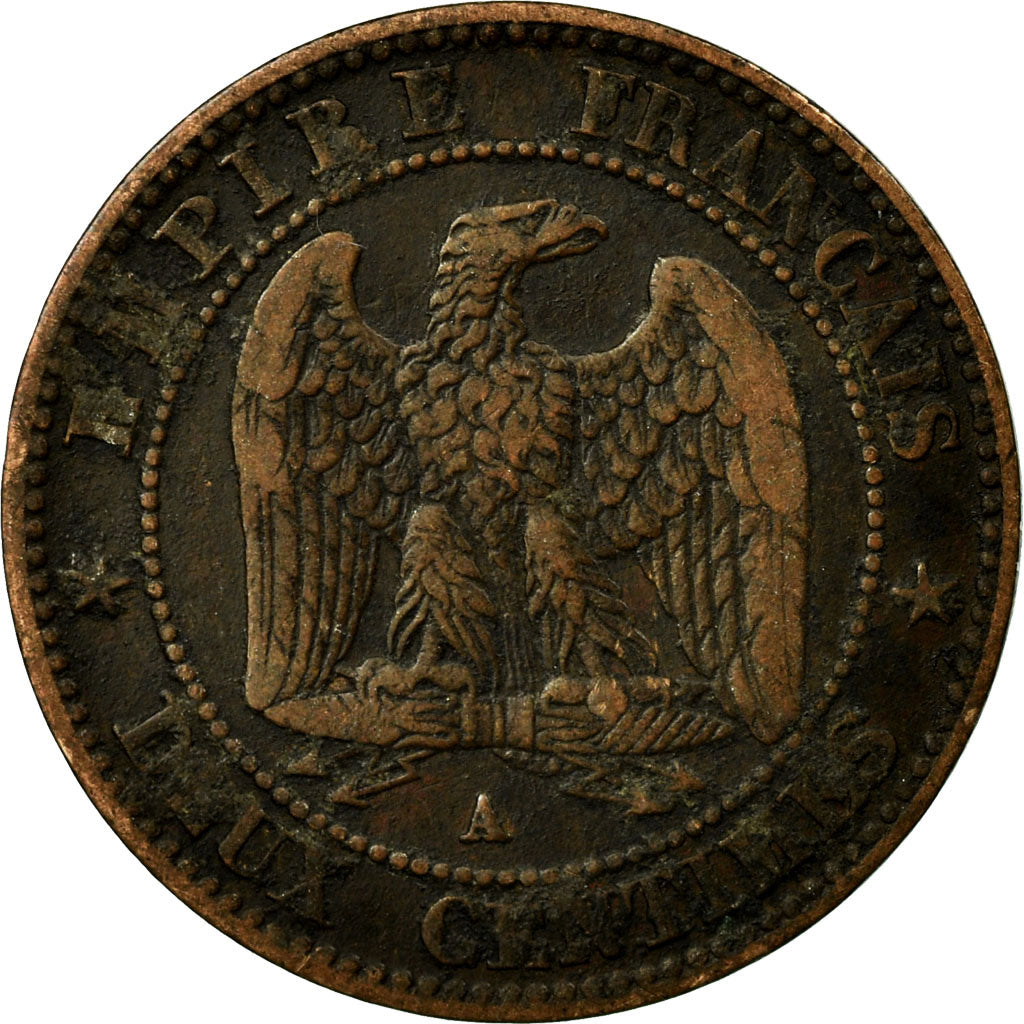 Coin, France, Napoleon III, Napoléon III, 2 Centimes, 1854, Paris, VF(30-35)