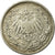 Moneta, GERMANIA - IMPERO, 1/2 Mark, 1906, Munich, MB+, Argento, KM:17
