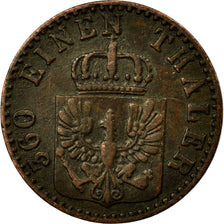 Coin, German States, PRUSSIA, Wilhelm I, Pfennig, 1862, Berlin, EF(40-45)