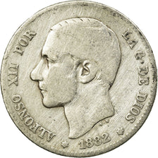 Monnaie, Espagne, Alfonso XII, Peseta, 1882, Madrid, TB, Argent, KM:686
