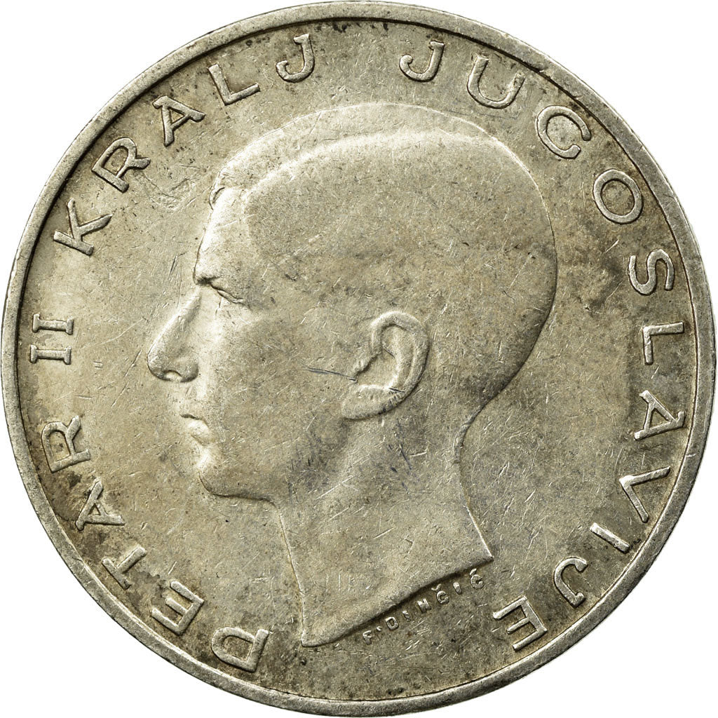 Coin, Yugoslavia, Petar II, 20 Dinara, 1938, EF(40-45), Silver, KM:23