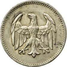Moneta, GERMANIA, REPUBBLICA DI WEIMAR, Mark, 1924, Berlin, BB, Argento, KM:42