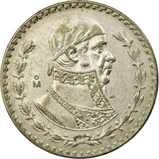 Coin, Mexico, Peso, 1962, Mexico City, EF(40-45), Silver, KM:459