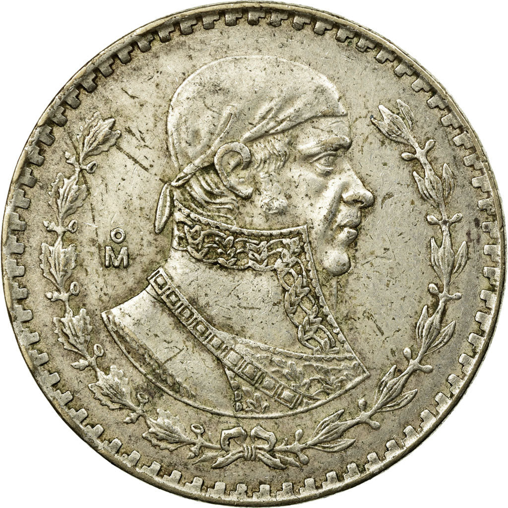 Coin, Mexico, Peso, 1962, Mexico City, EF(40-45), Silver, KM:459