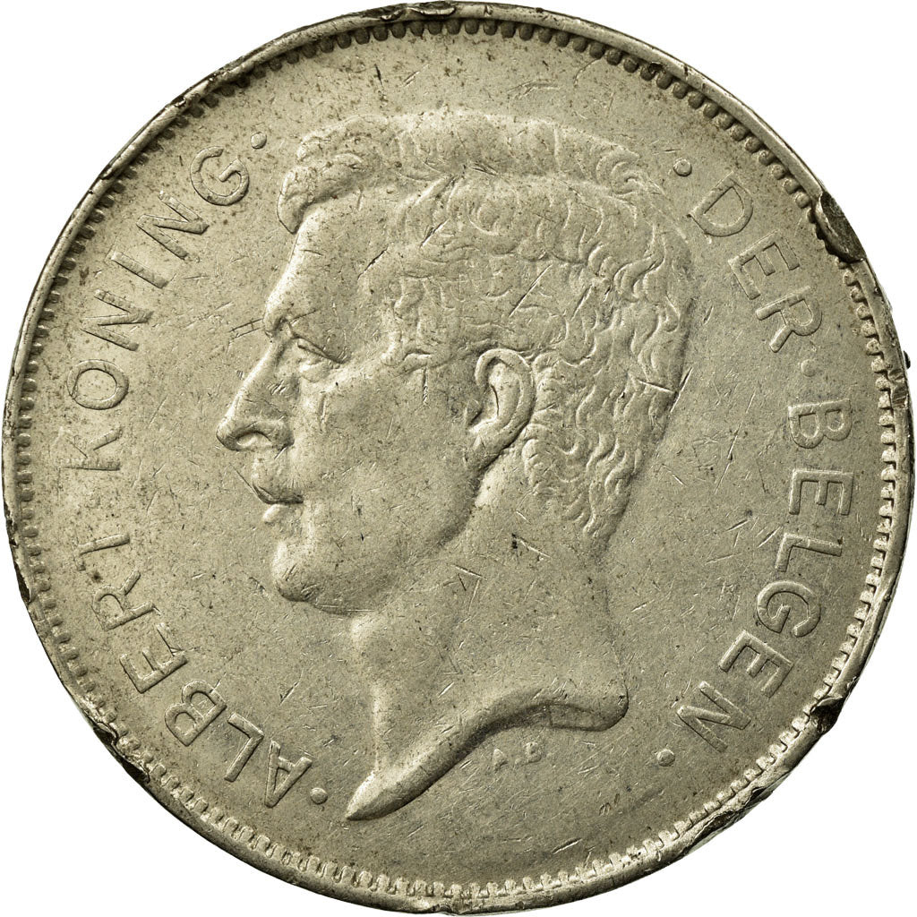 Coin, Belgium, 20 Francs, 20 Frank, 1932, VF(30-35), Nickel, KM:102