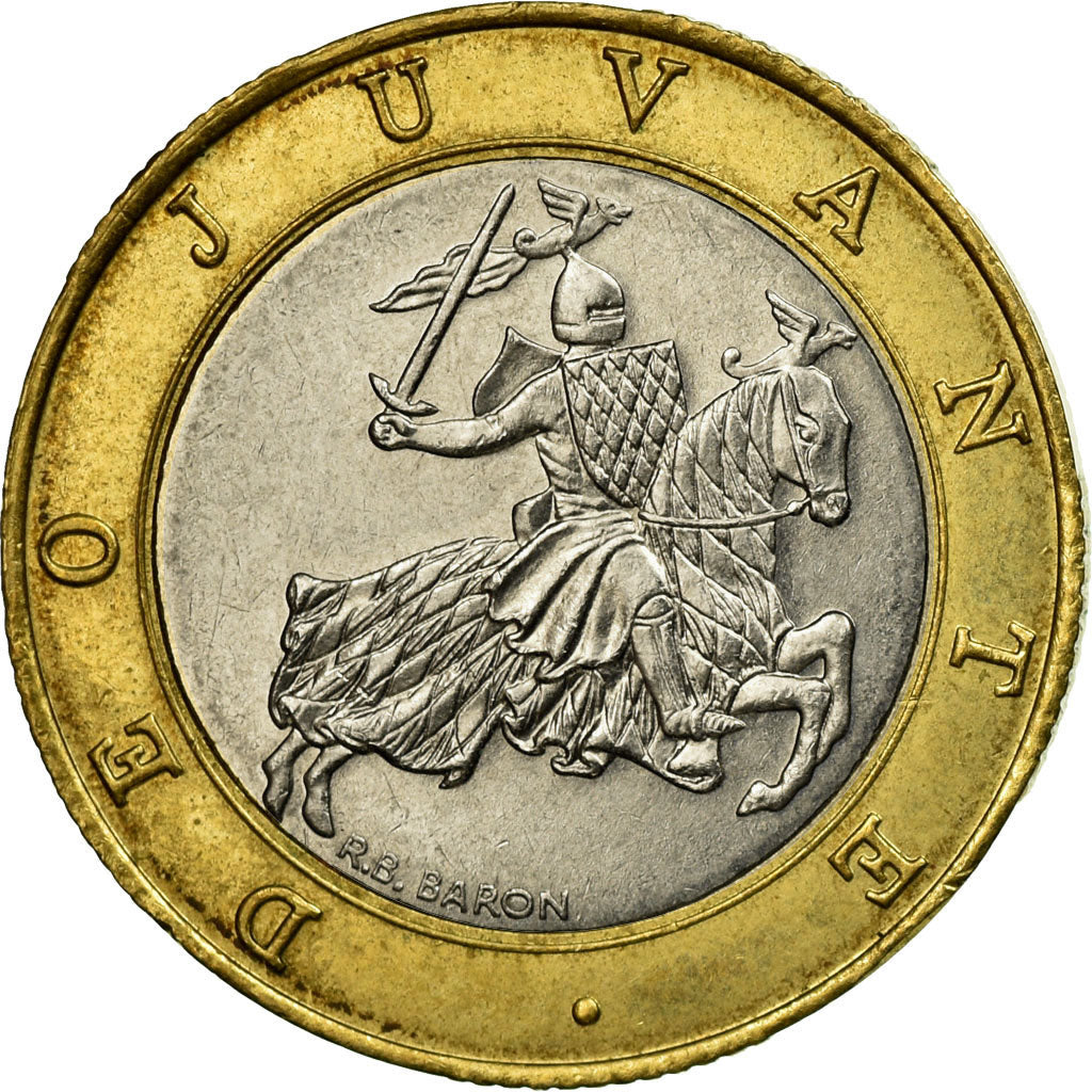 Coin, Monaco, Rainier III, 10 Francs, 1995, EF(40-45), Bi-Metallic, KM:163