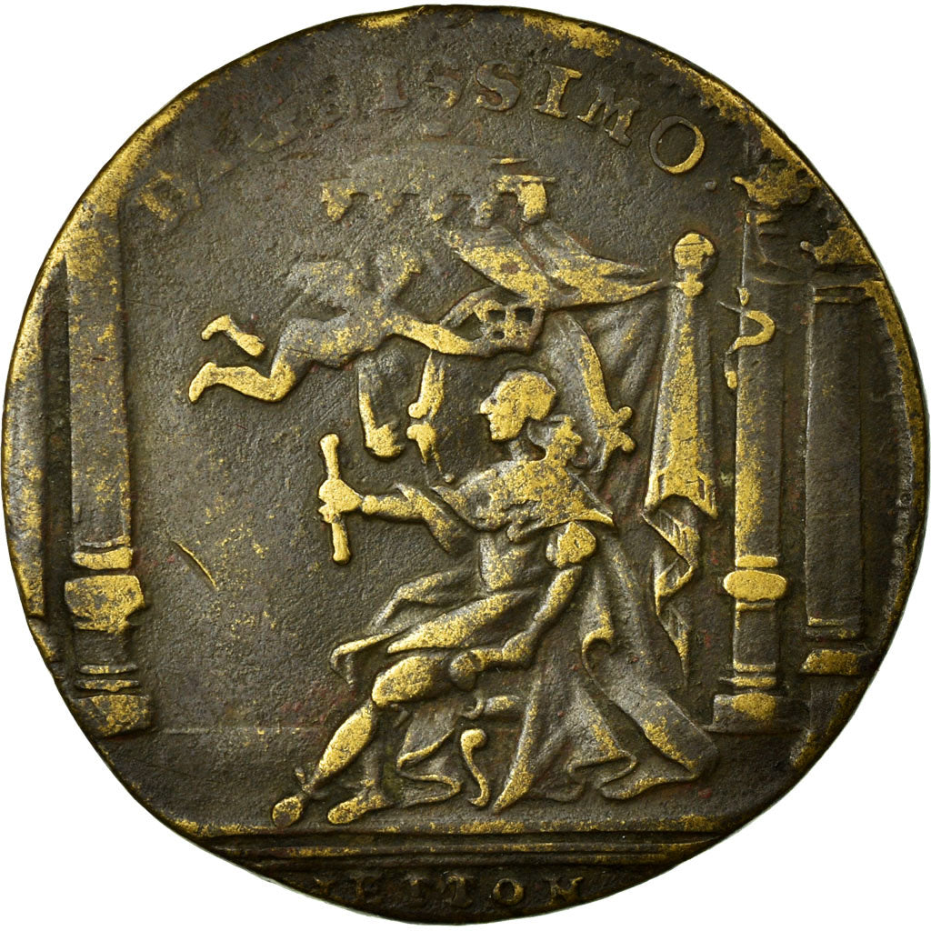 France, Token, Royal, VF(30-35), Brass, Feuardent:13405