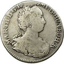 Monnaie, AUSTRIAN NETHERLANDS, Maria Theresa, 1/4 Ducaton, 1749, Anvers, B+