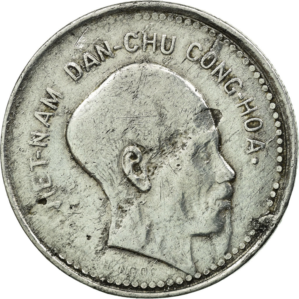 Coin, Vietnam, Dong, 1946, Vantaa, Double-strike, EF(40-45), Aluminum, KM:3