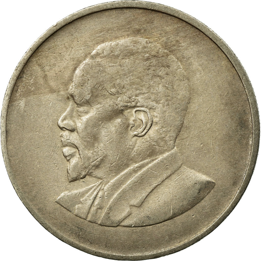 Coin, Kenya, Shilling, 1968, VF(30-35), Copper-nickel, KM:5
