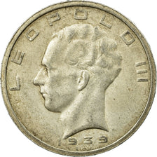 Coin, Belgium, 50 Francs, 50 Frank, 1939, EF(40-45), Silver, KM:122.1
