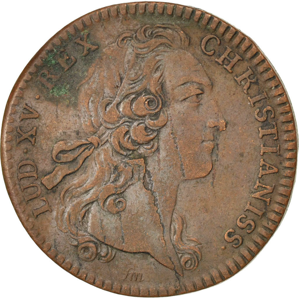 France, Royal, Token, AU(55-58), Copper, 28, Feuardent #2784, 6.00