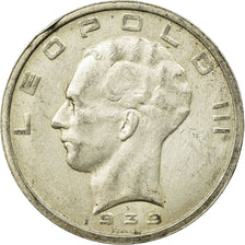 Moeda, Bélgica, 50 Francs, 50 Frank, 1939, EF(40-45), Prata, KM:122.1