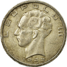 Coin, Belgium, 50 Francs, 50 Frank, 1939, EF(40-45), Silver, KM:121