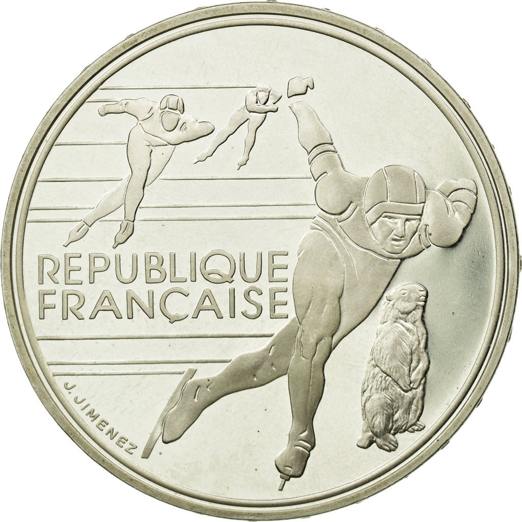 Moneta, Francia, 100 Francs, 1990, SPL, Argento, KM:980