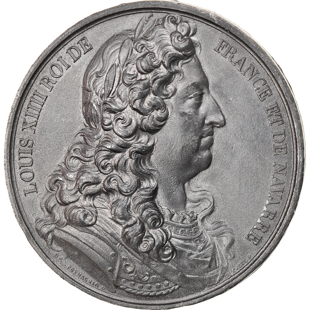 France, Médaille, Les rois de France, Louis XIV, History, Caqué, SUP, Tin