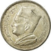 Coin, Morocco, Mohammed V, Dirham, 1960, Paris, EF(40-45), Silver, KM:55
