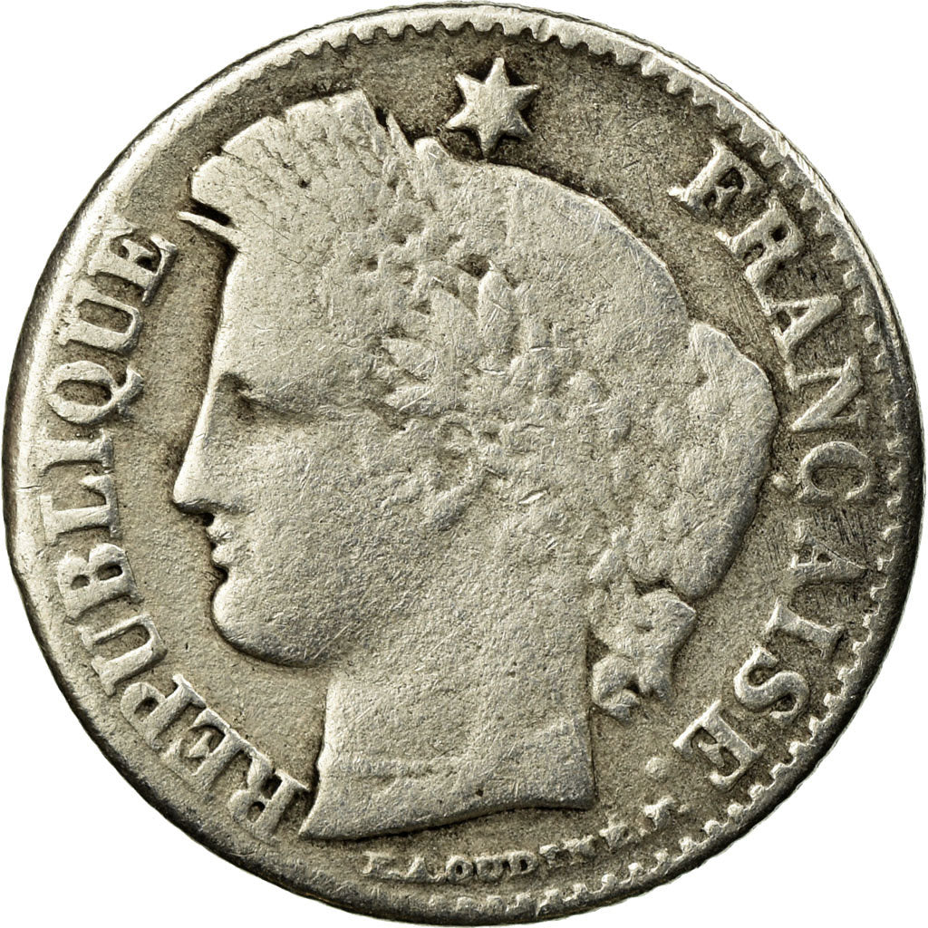 Coin, France, Cérès, 20 Centimes, 1850, Paris, VF(20-25), Silver, KM:758.1