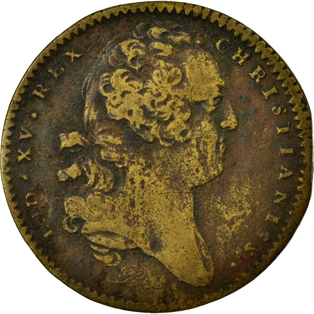 France, Token, Royal, VF(30-35), Brass