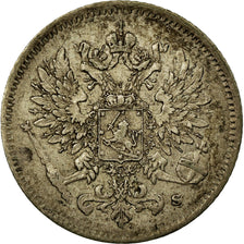 Coin, Finland, Nicholas II, 25 Penniä, 1916, EF(40-45), Silver, KM:6.2