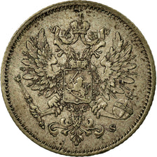Coin, Finland, Nicholas II, 25 Penniä, 1915, EF(40-45), Silver, KM:6.2