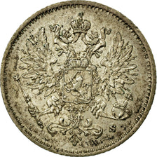 Coin, Finland, Nicholas II, 25 Penniä, 1915, VF(30-35), Silver, KM:6.2