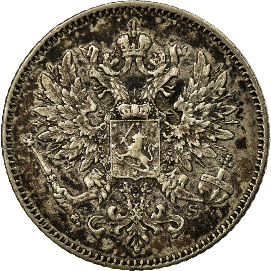 Coin, Finland, Nicholas II, 25 Penniä, 1913, VF(30-35), Silver, KM:6.2