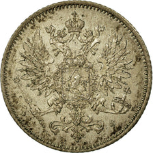Coin, Finland, Nicholas II, 25 Penniä, 1916, VF(30-35), Silver, KM:6.2