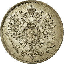 Coin, Finland, Nicholas II, 25 Penniä, 1916, EF(40-45), Silver, KM:6.2