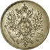 Coin, Finland, Nicholas II, 25 Penniä, 1916, EF(40-45), Silver, KM:6.2