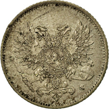 Coin, Finland, Nicholas II, 25 Penniä, 1917, EF(40-45), Silver, KM:6.2