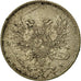 Coin, Finland, Nicholas II, 25 Penniä, 1917, EF(40-45), Silver, KM:6.2