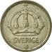 Coin, Sweden, Gustaf V, 10 Öre, 1948, EF(40-45), Silver, KM:813