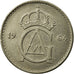 Monnaie, Suède, Gustaf VI, 25 Öre, 1964, TTB, Copper-nickel, KM:836