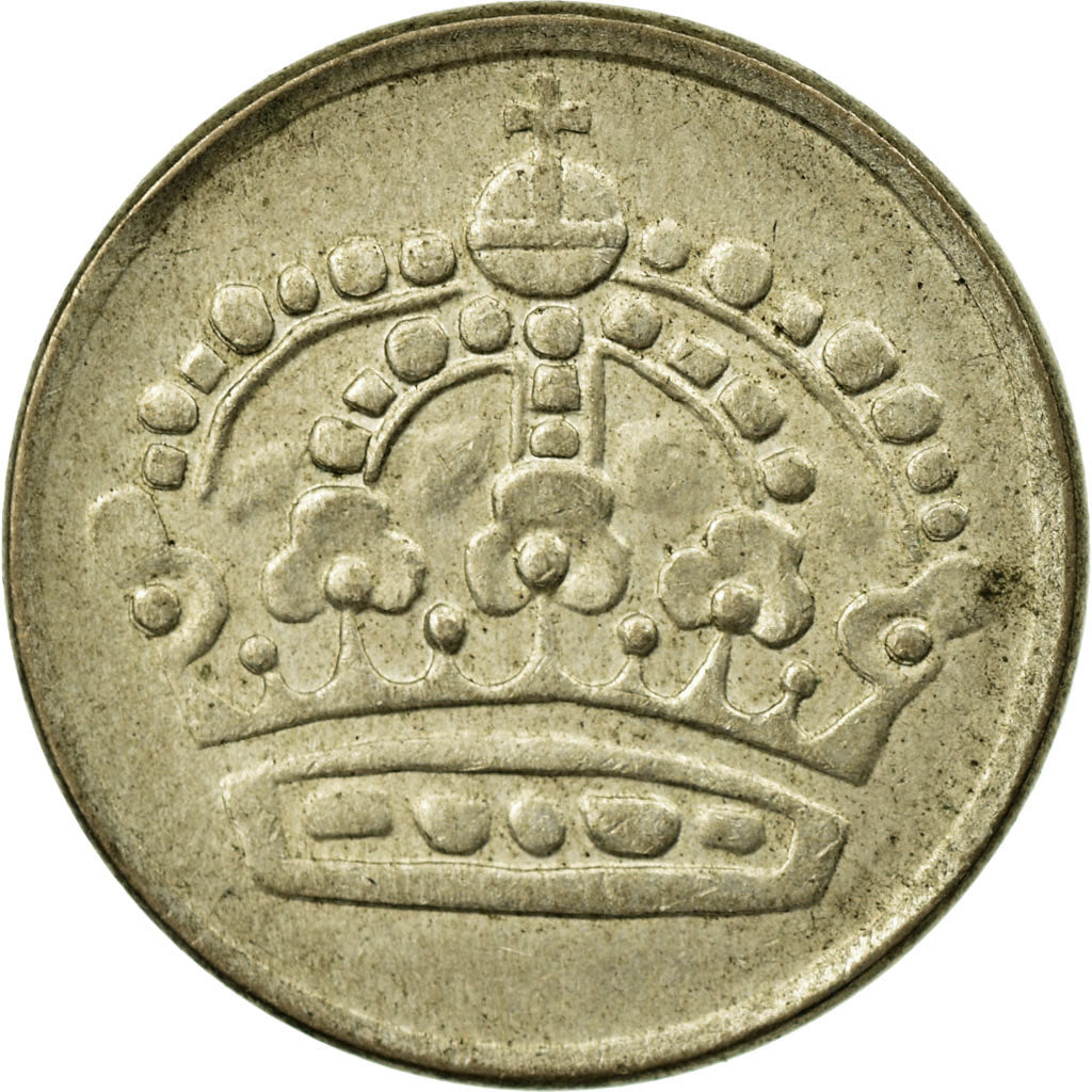 Coin, Sweden, Gustaf VI, 25 Öre, 1959, EF(40-45), Silver, KM:824