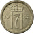 Coin, Norway, Haakon VII, 10 Öre, 1957, VF(30-35), Copper-nickel, KM:396